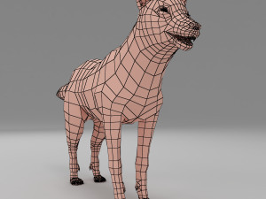 wolf base mesh 3D-Modell