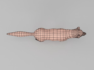 wolf base mesh 3D-Modell