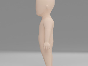 Boy base mesh 3D Model