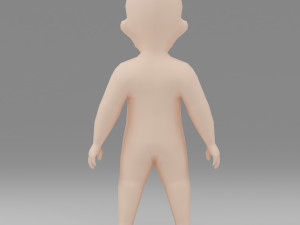 Boy base mesh 3D Model