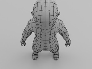 Boy base mesh 3D Model