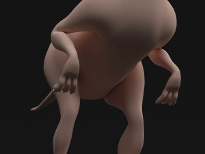dinosaur velociraptor base mesh Modello 3D