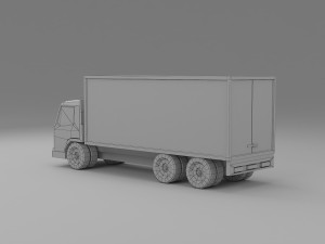 truck low poly 3D 模型