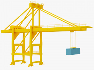 crane port 3D Model