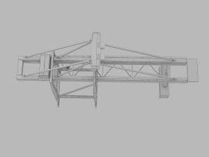 crane port 3D मॉडल