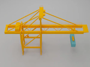 क्रेन बंदरगाह 3D मॉडल