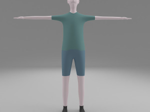 man base mesh 3D 모델