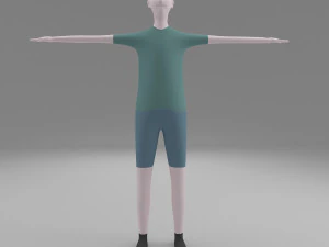 man base mesh 3D Model