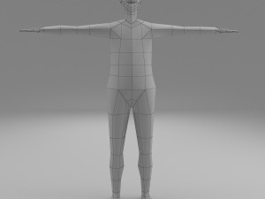 man base mesh 3D 모델