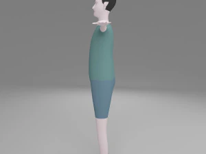 man base mesh 3D Model