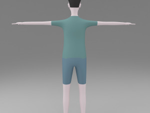 man base mesh 3D 모델