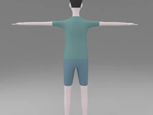 man base mesh 3D Model