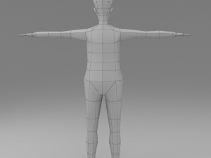 man base mesh 3D 모델
