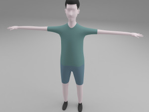 man base mesh 3D 모델