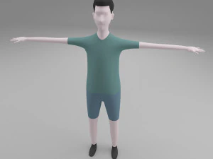 man base mesh 3D Model