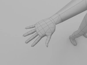 man base mesh 3D Model
