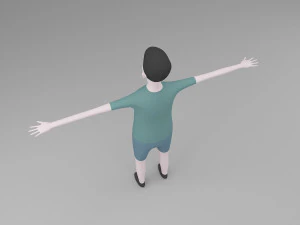 man base mesh 3D Model