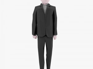 carattere basso poli 3 Modello 3D