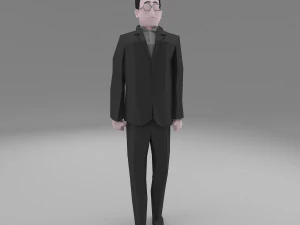 キャラクターローポリ3 3Dモデル