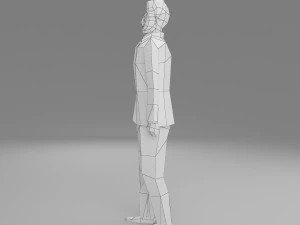 キャラクターローポリ3 3Dモデル