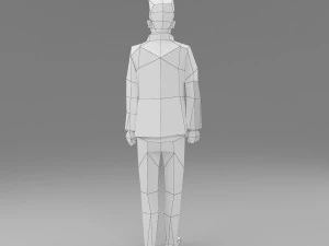 キャラクターローポリ3 3Dモデル