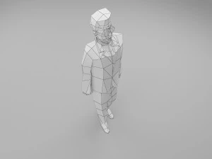 キャラクターローポリ3 3Dモデル