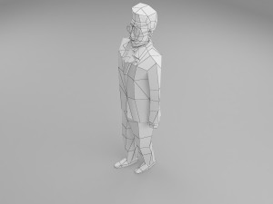 character low poly 3 3D 모델
