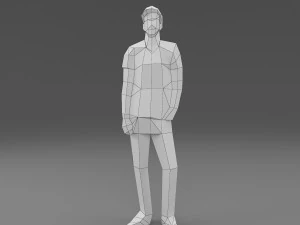 character low poly 6 3D Model