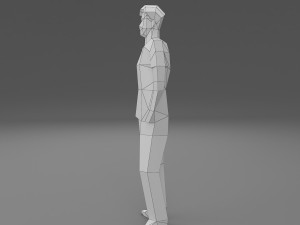 character low poly 6 3D 모델