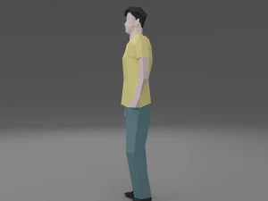 character low poly 6 3D Model