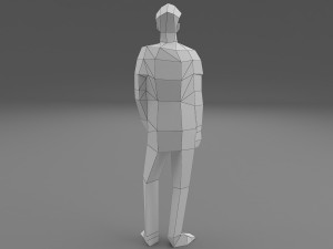 character low poly 6 3D 모델