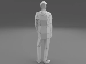 character low poly 6 3D Model