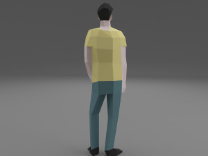character low poly 6 3D 모델
