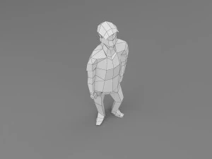 character low poly 6 3D Model
