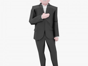 character low poly 5 3D Модель