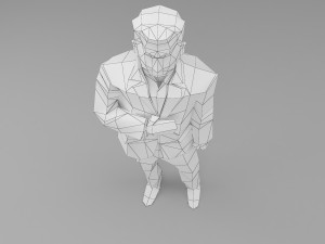 character low poly 5 3D Model