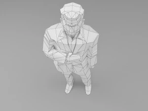character low poly 5 3D Model