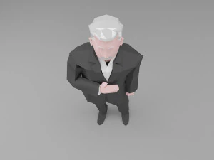 character low poly 5 3D Model