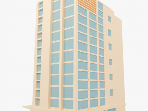 building low poly 1 Modello 3D