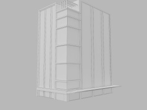 building low poly 1 Model 3D
