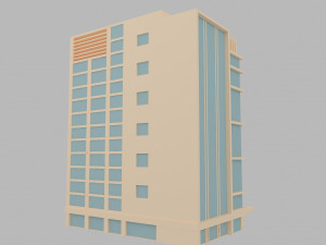 building low poly 1 Model 3D