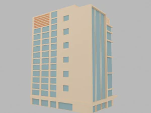 building low poly 1 3D Model