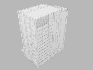 building low poly 1 3D Model