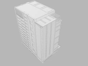 building low poly 1 3D Model