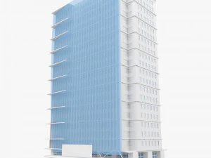 d&uuml;ş&uuml;k poli 3 bina 3D Model