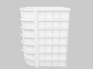 laag poly bouwen 4 3D Model