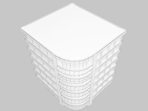 laag poly bouwen 4 3D Model