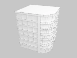 laag poly bouwen 4 3D Model