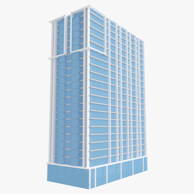 builing low poy 6 3D Model .c4d .max .obj .3ds .fbx .stl .blend 