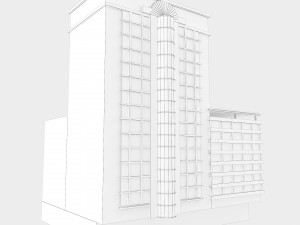 building low poly 5 3D Model